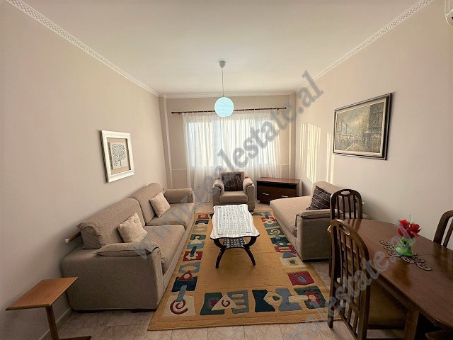 Two bedroom apartment for rent in Adem Jashari Street in Tirana.
It is situated on the sixth floor 